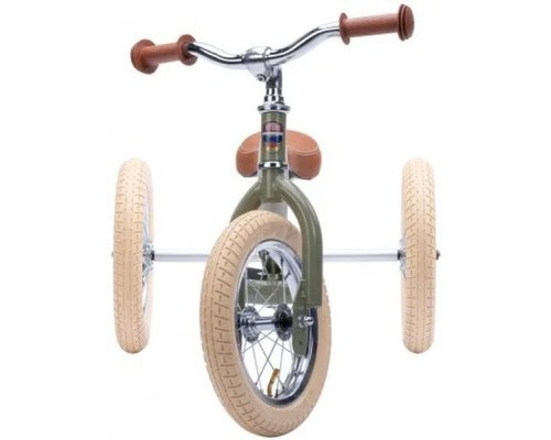 Біговел Trybike триколісний балансуючий оливковий (TBS-2-GRN-VIN+TBS-100-TKV)