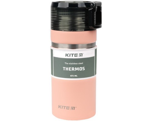 Поїльник-непроливайка Kite термос 473 мл., персиковий (K21-320-01)