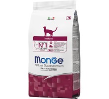 Сухий корм для кішок Monge Cat Indoor зі смаком курки та рису 400 г (8009470005104)