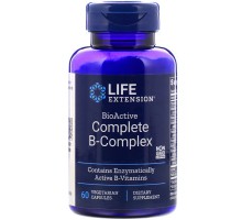 Вітамін Life Extension Комплекс Вітамінів Групи В, BioActive Complete B-Complex, 60 (LEX-19456)