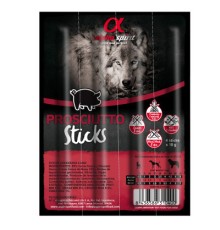 Ласощі для собак Alpha Spirit DOG Sticks Prosciutto напіввологі з прошуто, палички 40 г (8436586310400)