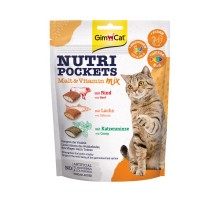 Ласощі для котів GimCat Nutri Pockets Мультивітамінний мікс 150 г (4002064419169)