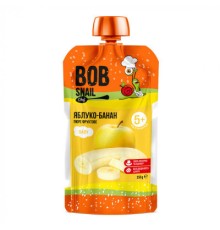 Дитяче пюре Bob Snail Равлик Боб Яблуко-Банан 250 г (4820219345176)
