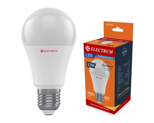 Лампочка Electrum A60 12W PA LS-V10 Е27 4000K (A-LS-1427)