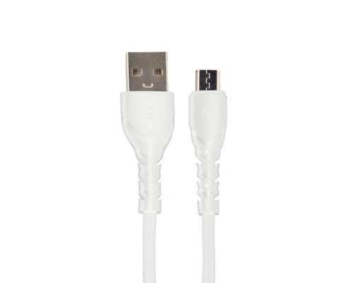 Дата кабель USB 2.0 AM to Micro 5P 3A white Proda (PD-B47m-WHT)