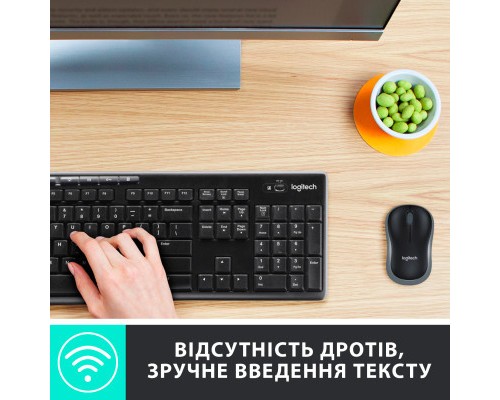 Комплект Logitech MK270 Wireless UA Black (920-004508)