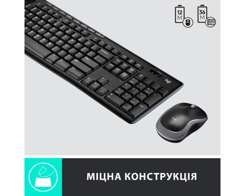 Комплект Logitech MK270 Wireless UA Black (920-004508)