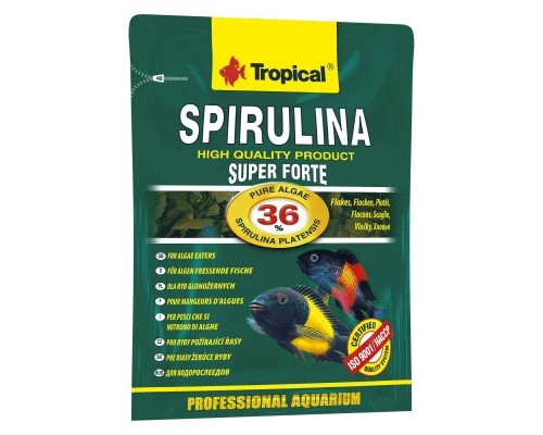 Корм для риб Tropical Super Spirulina Forte у пластівцях 60 мл (5900469703113)