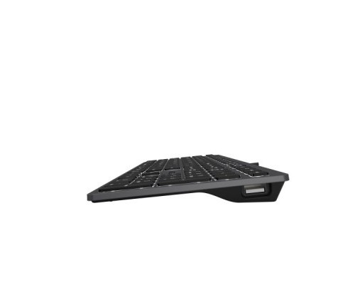 Клавіатура A4Tech FX60H USB Grey White backlit