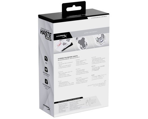Мишка HyperX Pulsefire Haste Wireless White (4P5D8AA)