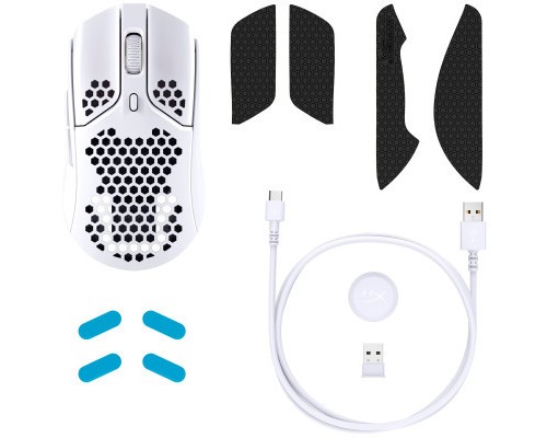 Мишка HyperX Pulsefire Haste Wireless White (4P5D8AA)