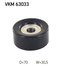 Ролик натягувача ременя SKF VKM 63033