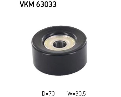 Ролик натягувача ременя SKF VKM 63033