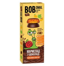 Мармелад Bob Snail Равлик Боб Яблуко Манго Гарбуз Чіа в молочному шоколаді 27 г (4820219341239)