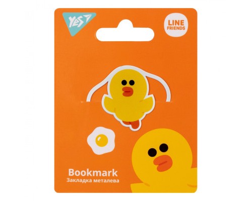 Закладки для книг Yes металева Line Friends (707833)