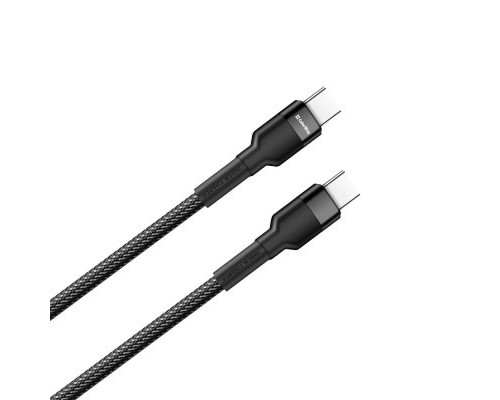 Дата кабель USB-C to USB-C 0.3m 3А black ColorWay (CW-CBPDCC054-BK)