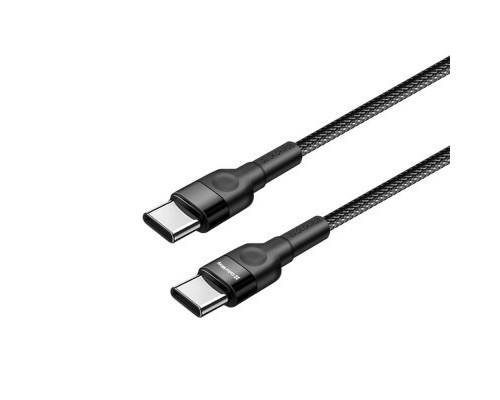 Дата кабель USB-C to USB-C 0.3m 3А black ColorWay (CW-CBPDCC054-BK)