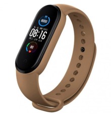 Ремінець до фітнес браслета BeCover Silicone для Xiaomi Mi Smart Band 5/6/7 Brown (707651)