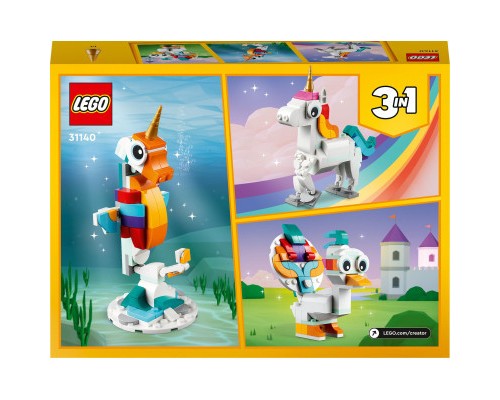 Конструктор LEGO Creator Магічний єдиноріг 145 деталей (31140)