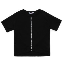 Футболка дитяча Blueland базова (3725-128G-black)