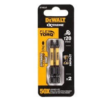 Набір біт DeWALT IMPACT TORSION, ударні, Т20, L=57 мм, 2 шт (DT70533T)