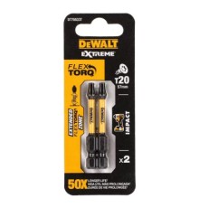 Набір біт DeWALT IMPACT TORSION, ударні, Т20, L=57 мм, 2 шт (DT70533T)