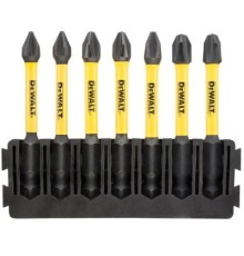 Набір біт DeWALT в касеті для Tough Case, FlexTorq, L=57 мм, Рh1-2шт, Рh2-3шт, Рh3-2шт. (DT70818)