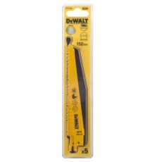 Полотно DeWALT для шабельної пили, по деревині, 152 мм, крок зубів 7 TPI, 5 шт (DT2344)