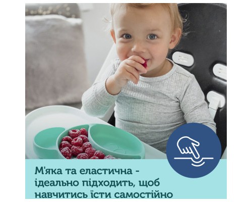 Тарілка дитяча Canpol babies Ведмедик на присосці Бірюзова (51/401_tur) Тарілка дитяча Canpol babies Ведмедик на присосці Бірюзова (51/401_tur)