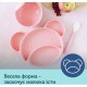 Тарілка дитяча Canpol babies Ведмедик на присосці Бірюзова (51/401_tur)