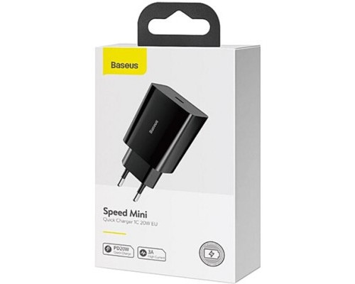 Зарядний пристрій Baseus Speed Mini Quick Charger Black (CCFS-SN01)