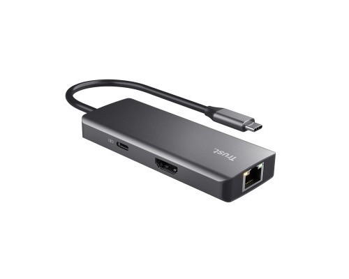 Порт-реплікатор Trust Dalyx 6-in-1 USB-C Multi-port Dock Aluminium (24968_TRUST)