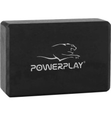Блок для йоги PowerPlay 4006 Yoga Brick Чорний (PP_4006_Black)