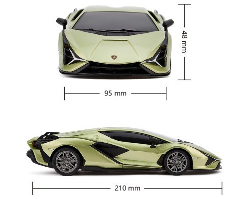 Радіокерована іграшка KS Drive Lamborghini Sian 1:24, 2.4Ghz зелений (124GLSG)
