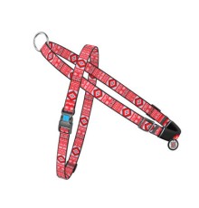 Шлея для собак WAUDOG Nylon з QR-паспортом 
