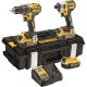 Набір електроіструментів DeWALT 2 од. 18 В XR Li-lon, вага 8.29 кг, кейс, 3 АКБ та ЗП (DCK266P3)