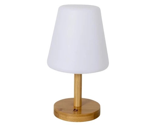 Ліхтар Bo-Camp Cambridge Rechargeable 200 Lumen Bamboo/White (5818792)