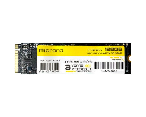 Накопичувач SSD M.2 2280 128GB Mibrand (MIM.2SSD/CA128GB)