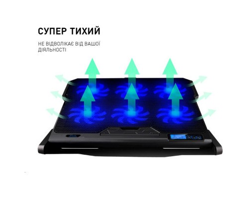 Підставка до ноутбука DYXON FIX COOLING 4 Black (DXNLSFC4B)