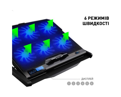 Підставка до ноутбука DYXON FIX COOLING 4 Black (DXNLSFC4B)