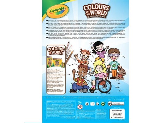 Набір для творчості Crayola Colours of the World Розмальовка, 48 сторінок (04-2668)