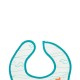 Слинявчик Baboo бавовняний Sea Life, 3+ місяців (білий) (11-010)