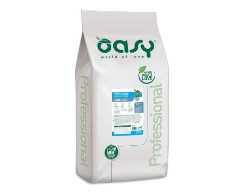 Сухий корм для собак OASY One Animal Protein PUPPY Medium/Large з ягням 18 кг (8053017349275)