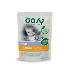 Вологий корм для кішок OASY Adult з куркою 85 г (8053017343709)