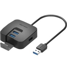 Концентратор Vention USB 3.0 to 4xUSB 3.0 + MicroUSB black (CHBBB)