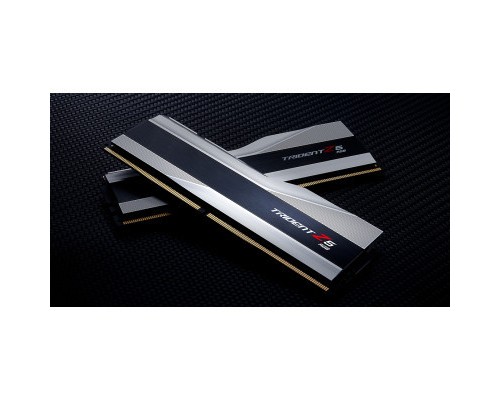 Модуль пам'яті для комп'ютера DDR5 32GB (2x16GB) 7600 MHz Trident Z5 RGB Silver G.Skill (F5-7600J3646G16GX2-TZ5RS)
