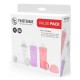 Набір для годування новонароджених Twistshake Value Pack Pink із трьох антиколікових пляшечок 260 мл (78845)