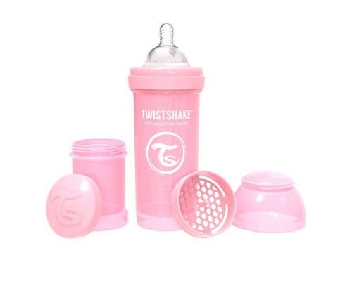 Набір для годування новонароджених Twistshake Value Pack Pink із трьох антиколікових пляшечок 260 мл (78845) Набір для годування новонароджених Twistshake Value Pack Pink із трьох антиколікових пляшечок 260 мл (78845)