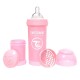 Набір для годування новонароджених Twistshake Value Pack Pink із трьох антиколікових пляшечок 260 мл (78845)