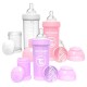 Набір для годування новонароджених Twistshake Value Pack Pink із трьох антиколікових пляшечок 260 мл (78845)